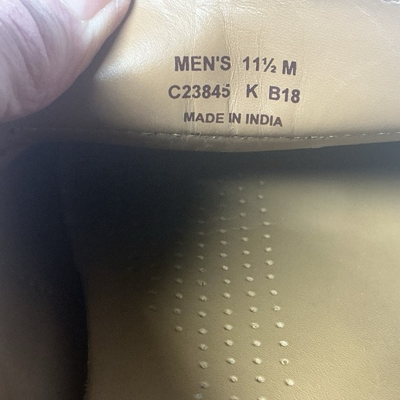 Cole Haan Brown Leather Penny Loafers Pinch Hand Sewn Mens 11.5M Slip On Shoe - Picture 12 of 13